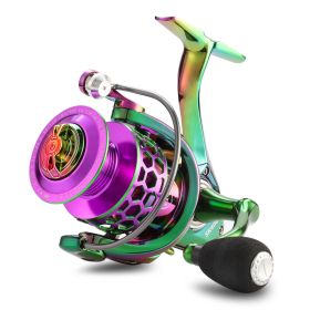 Colorful Spinning Wheel Shopee Fishing Reel Honeycomb Hole Thread Cup (Option: Standard2000)