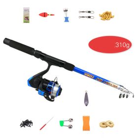 Portable Accessories Bag Beginner Fishing Rod Set Ultra-light And Retractable (Option: Plastic suit)