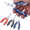 Stainless Steel Multi-function Lure Pliers; Portable Fishing Scissors; Fish Control Hook Tool